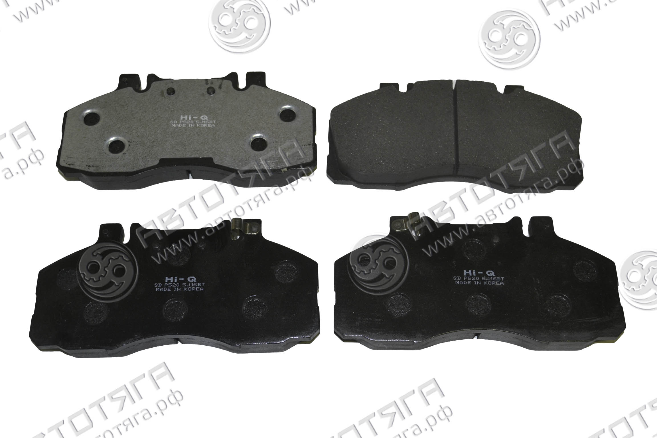 Колодки тормозные дисковые Hyundai MIGHTY EX9 (15-) передние/задние (4шт.)
